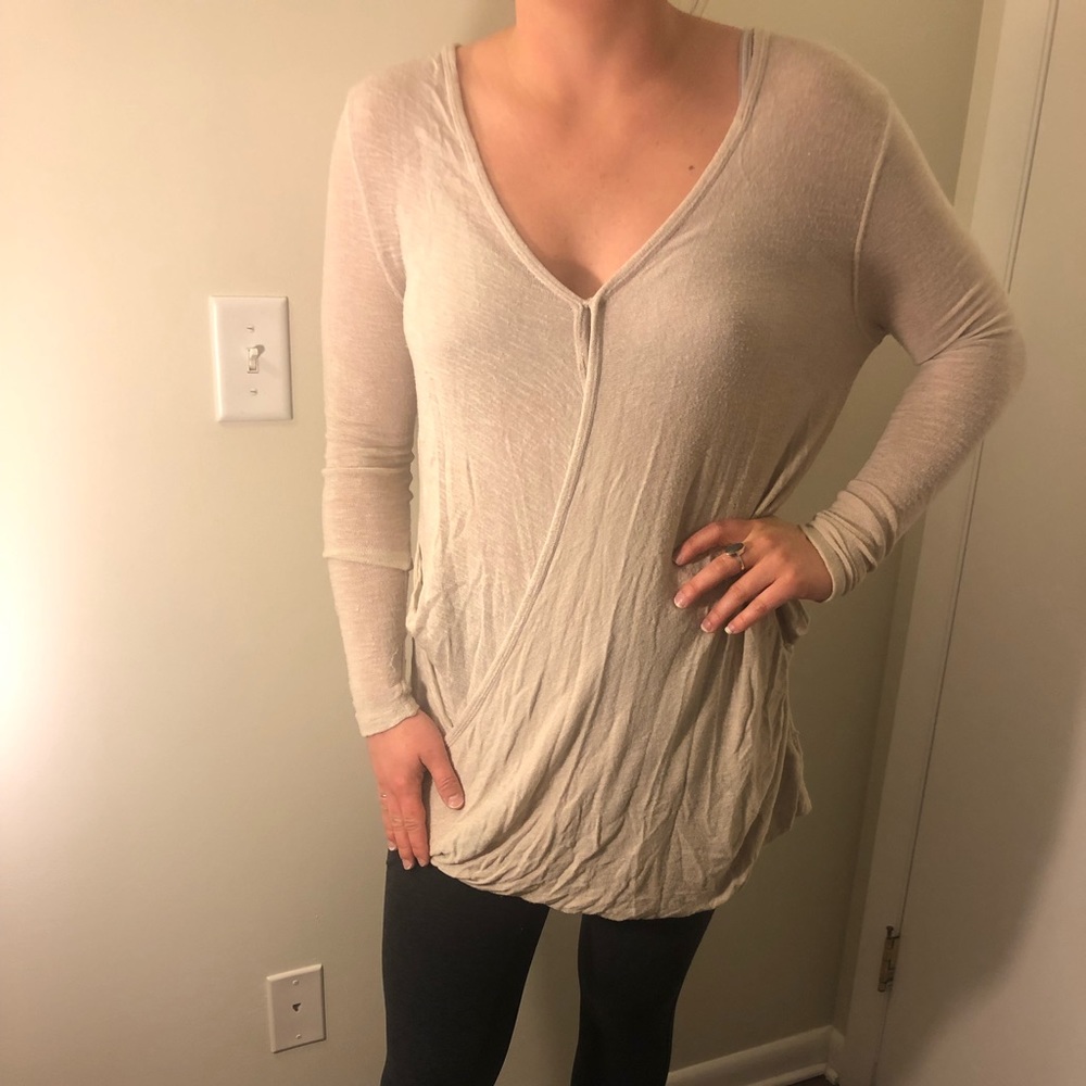 Free People light knit sweater